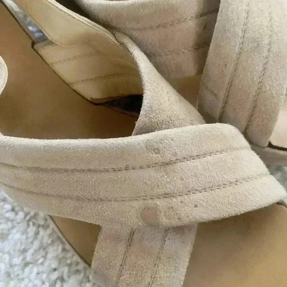 J.Crew‎ suede platform sandals 8.5